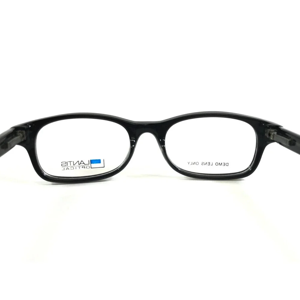 Lantis Optical Eyeglasses Frames CS L8018 BLK Black Rectangle Full Rim 45-16-130